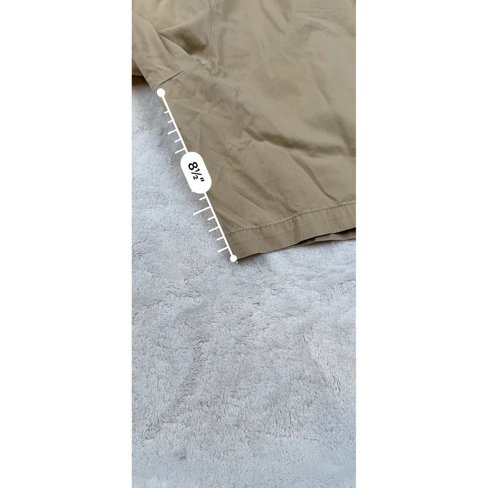 Polo Ralph Lauren Mens Khaki‎ Shorts Size 40 Pleated Cotton Chino Casual